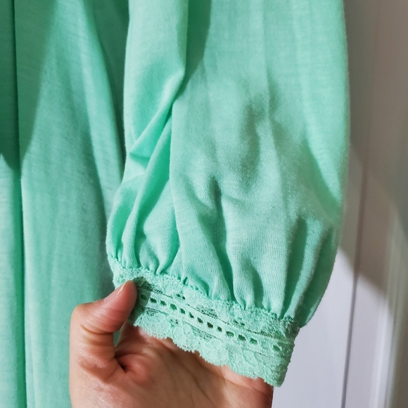 VINTAGE ILGWU Miss Elaine peignoir set - Picture 15 of 16